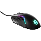 SteelSeries Rival 5 Player Mouse, FPS, MOBA, MMO, Battle Royale, 18,000 CPI TrueMove Air Optical Sensor, 9 Programmable Buttons