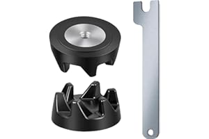 QEQSHQO 2pcs Kupplung 9704230 Blender Coupler Ersatzteile Kompatibel mit Modellen KSB52 KSB5 5KSB52 and 5KSB5 Montageschlüssel Enthalten