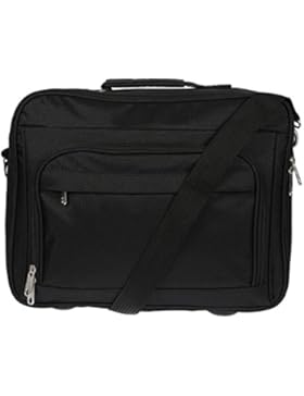 Christian Wippermann Hochwertige Flugbegleiter Arbeitstasche Herrentasche Bordcase Trolley Querformat