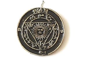 TERRE DIVINATOIRE Amulette et Talisman protection - Bijoux Esoterique - En Pendentif ou sur Soi - A le pouvoir sur DETECTER LES BONNES OU MAUVAISES INTENTIONS - 100% sans coloration - 100% Fabrication Européenne