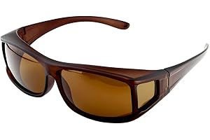 ACTIVESOL Active Sol sur-Lunettes solaires pour Homme | sur-Lunettes solaires UV400 | polarisées | sur-Lunettes polarisantes pour porteurs de Lunettes