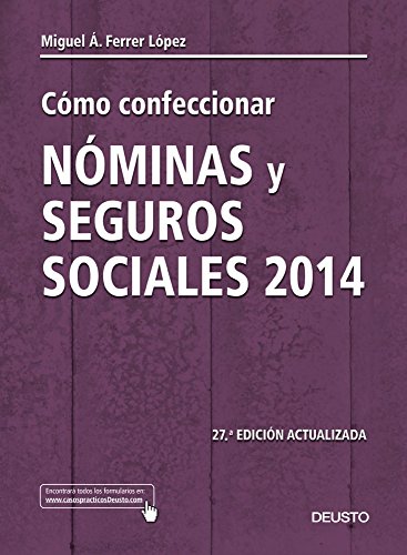 Download Cómo confeccionar nóminas y seguros sociales 2014: 27ª edición actualizada (Contabilidad) Download Cómo confeccionar nóminas y seguros sociales 2014: 27ª edición actualizada (Contabilidad)