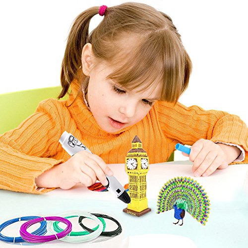ACTOPP 3D Druckstift / Filament 20 Farben 3D Stift Pen Drucker Stift Keine Verstopfung für 3D Zeichnungen zur Erstellung von Stereoscopic Printing Zeichnungen von Hand Geschenk Spielzeug - 7