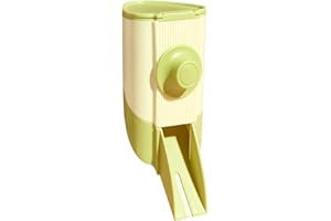 SEPTILLAR Hängender Haustier-Futtertrichter für Käfig, externer Futtertrichter für Kleintiere für festes Futter, Kaninchen, Meerschweinchen, Chinchilla, Frettchen, Igelkiste(Grün)