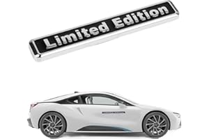 QEQSHQO 3D Edición Limitada Logotipo Pegatinas Metal Coche Emblema Insignia para Auto Moto Motocicleta Ventana Puerta PC Tablet Portátil Accesorios Tuning Regalo