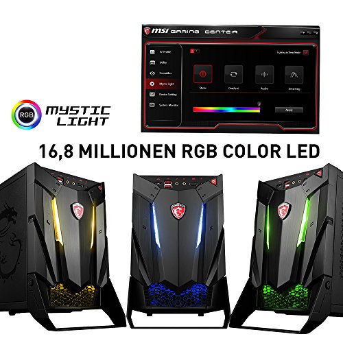 MSI Nightblade 3 VR7RD-002DE Gaming-PC (Intel Core i7-7700, Nvidia GeForce GTX1070 8GB, 2 x 8GB DDR4, 128GB SSD, Windows 10 Home) schwarz - 4