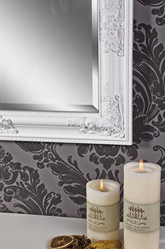 Spiegel Wandspiegel weiss Barock LEILA 65 x 50 cm - 2
