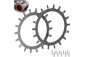 BENGS MODELLBAU Picos para Segway Navimow Robot cortacésped – i105 – i108E – Acero inoxidable – Agujeros de tornillo desbarbados – 12 tornillos de acero inoxidable – Mejora de tracción para robot cortacésped – Tamaño