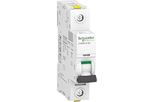 Schneider Electric Leitungsschutzschalter Acti9 iC60N, 1-polig, 6A, B-Charakteristik, 6kA, Artikelnummer A9F03106