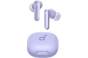 soundcore P40i by Anker, Bezprzewodowe słuchawki douszne z redukcją szumów, Adaptacyjna redukcja szumów do otoczenia, Mocarne basy, 60-godzinny czas odtwarzania, Etui 2 w 1 i stojak,IPX5,Bluetooth