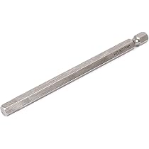 5x Magnetische Sechskant-Schraubendreher-Bits, Doppelköpfig, 100mm Länge, 6mm Spitze