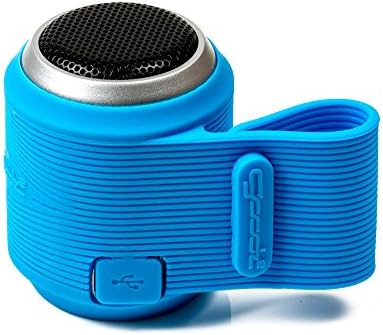 Mini Bluetooth wireless speaker, portable speaker, column compatible with Android, Apple - Blue