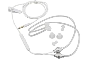 Faderr Auricolari in-ear cablati, stereo a tubo d'aria, anti-radiazione, con microfono integrato