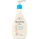 Aveeno Baby Daily Care Moisturising Lotion (1 x 250ml), Fast-Absorbing Face and Body Baby Lotion with Prebiotic Colloidal Oat