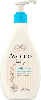 Aveeno Baby Daily Care Moisturising Lotion (1 x 250ml), Fast-Absorbing Face and Body Baby Lotion...