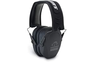 0 Walker's Razor Slim Passive Muffs, Schwarz, Einheitsgröße