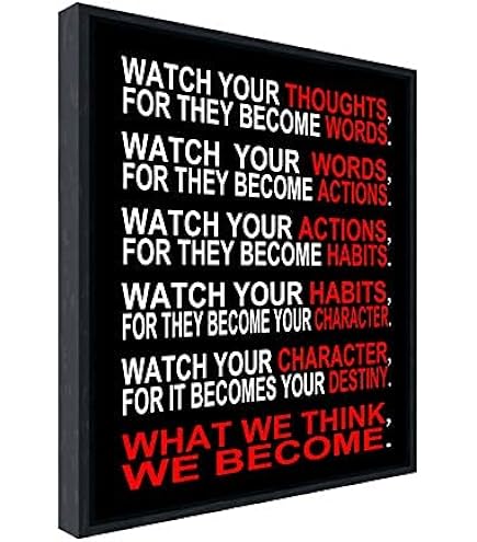 Affiche Encadrée Lion Avec Citation Inspirante 'It's Not Over When You Lose' - 40x70 Cm - Toile Imprimée, Cadre Bois - Décoration Murale Bureau Ou Salon