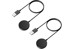 KEASEN Lot de 2 Chargeur Galaxy Watch Compatible avec Samsung Galaxy Watch 6/6 Classic/Watch 5/5 Pro/Watch 4/4 Classic/Watch 3/Active 2, Chargeur Montre Samsung Câble Chargeur Smartwatch 120cm USB Magnétique