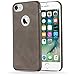Produktbild Cadorabo Hülle für Apple iPhone 8/iPhone 7/iPhone 7S - Hülle in Vintage Braun – Hardcase Handyhülle Schutzhülle aus Kunstleder - Schutzhülle Bumper Back Case Cover