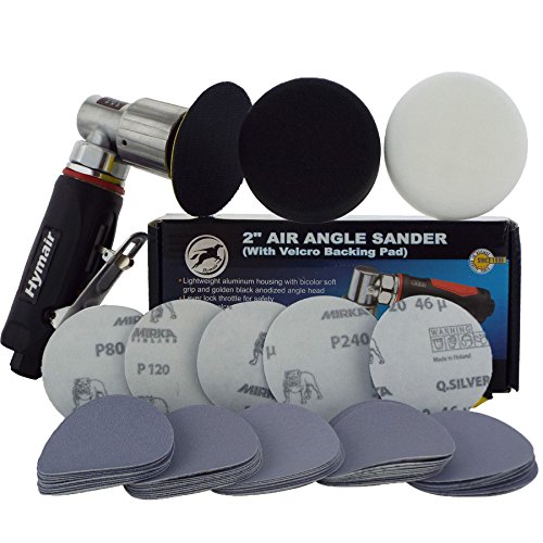 HYMAIRAIR 75MM D.A SANDER + 50 Discs & 2 PADS