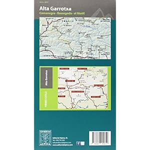 Alta Garrotxa, mapa excursionista. Escala 1:25.000. Editorial Alpina.