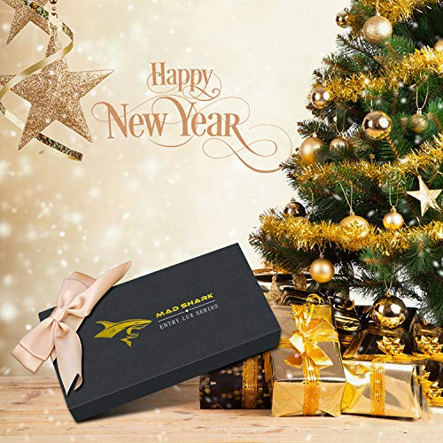 MAD SHARK Steakmesser 4,5-Zoll-Steakmesser, 4er-Set,Bester Deutscher High Carbon-Edelstahl mit Ergonomischem Griff, Beste Wahl für Die Küche zu Hause und den Esstisch - 3