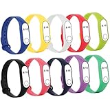Fit-power Replacement bands for Xiaomi Mi Band 2 Smart Bracelet(Not for Xiao Mi Band 1S) (Pack of 10)