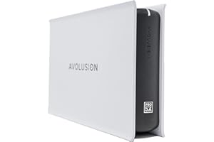 Avolusion PRO-5X (White) 8TB USB 3.0 External Gaming Hard Drive for PS5 / PS4 Game Console - 2 Year Warranty