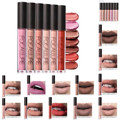 Yogogo Neue Lippenstift Kosmetik Frauen Sexy Lippen Matte Lip Gloss Party - 2