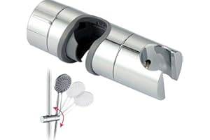 DuschDream® | Qualität & Universal Duschkopfhalterung für Duschstange | Brausekopf Halterung Verstellbar | Duschhalterung für Stange 18-25mm | Duschbrause Halter | Handbrause Brausehalterung