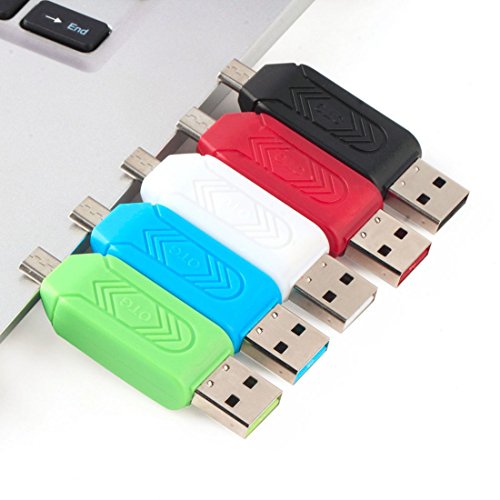 Universal Kartenleser Handy PC OTG Kartenleser Mikro USB zufällige Farbe - 2