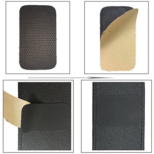 Rancco® PU Leder Handgelenkauflage für Tastatur und Maus w/ 2 Pcs rutschfester Matte, 46.5 cm Genäht Edge Soft Handgelenk Kissen Pad für Notebook / Desktop, Anzug für Büros, Haus, Spiel(Weiß) - 8