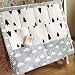 Vine Nursery Baby Cot Tidy Organiser for Cot Bed Baby bed Pouch Storage Bag Multifunction hanging Diapers Organiser 55*60CM (Clouds Pattern)
