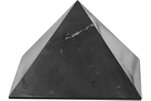 Karelian Heritage Véritable pyramide en shungite hautement protectrice, 3 cm, 1.18 inches, Shungite, Shungite