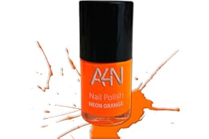 ‎A4N AKTIVE4NAILS NEON Nagellack jetzt 50% mehr Inhalt Made in Germany (NEON ORANGE)