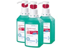 Schülke Desderman Hyclick Hand Disinfectant 500 ml Pack of 3