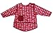Pop-In Close Coverall Bib (6-18 months, Pink Turtle)