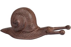 Fallen Fruits Esschert Design - Cavastivali in ghisa, a forma di lumaca, colore: ruggine, dimensioni: circa 32 cm x 13 cm x 13 cm