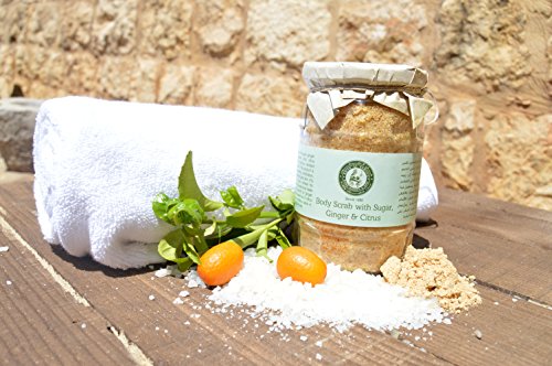 Preisvergleich Produktbild Ingwer Körperpeeling mit Zucker und Zitrus - Khan Al Saboun - 350g