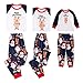 Produktbild Swallowuk Weihnachten Pyjama Familie Weihnachts Schlafanzug Schlafanzüge Erwachsene Pyjama Set Frauen Männer Kinder Schlafanzüg Weihnachtspyjama Nachtwäsche (Mom L)