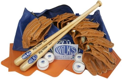 Wilks Senior Teambuilder Softball Set - Blue, 90 cm