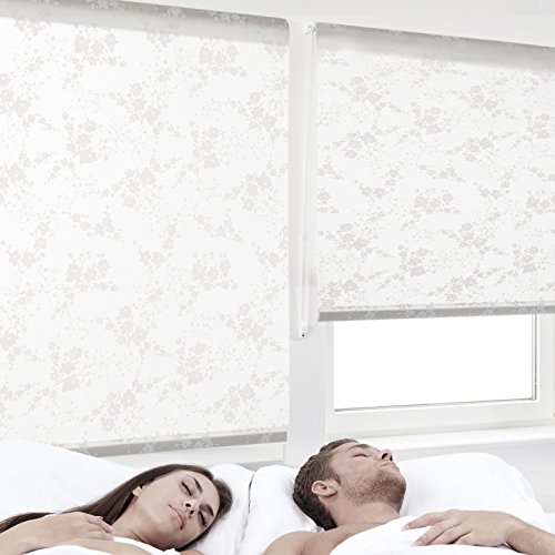 casa pura® Fashion Rollo Anastasia | blickdicht & lichtdurchlässig | Klemmrollo für Fenster, auch ohne Bohren anbringbar | 9 Größen (60x150cm) - 3