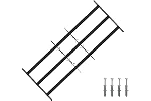 vidaXL Fönster Säkerhetsgrill 116 x 45 cm Galvaniserat stål