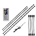 Produktbild Qupanpan USB-Kabel LED-Streifen TV Hintergrundlicht Kit Desktop Hintergrundlicht für TV Computer Bildschirm-B-4M