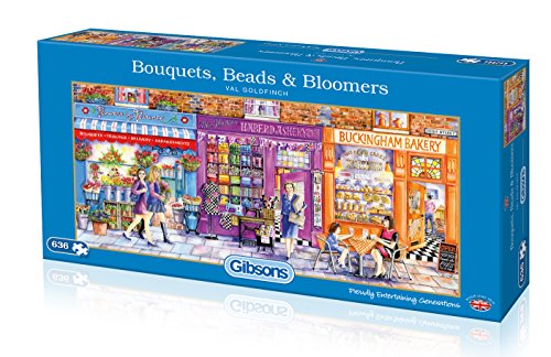 GibsonsBouquets, Beads & Bloomers Jigsaw Puzzle, 636 piece