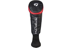 TaylorMade New Golf Stealth czarny/czerwony hybrydowy/ratowniczy nakrycie głowy