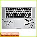 Produktbild "Fledermäuse " Aufkleber Sticker für Trackpad handauflagefläche Handablagefläche Trackball Macbook Air 11 13, Macbook skin 13, 15, 17 Zoll inch Apple Notebook Aufkleber ohne Hintergrund Tattoo Vinyl PEGATINA Apple Mac