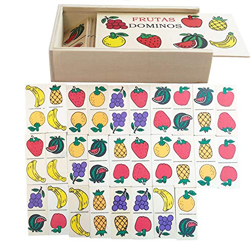 Dominó Infantil Educativo de Madera