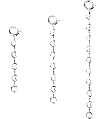 4 Pezzi Prolunghe In Oro 14k Per , Collana E Cavigliera - Foto 3