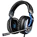 Produktbild 2017 Neue SADES R4 Multi-Platform Neue Xbox one PS4 Gaming Headset, Over-Ear-Kopfhörer Gaming mit Mikrofon Rauschen Abbrechen Lautstärkeregler für neue Xbox one/PS4/PC/Mac/iPad(schwarz&blau)